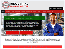 Tablet Screenshot of industrialtc.com